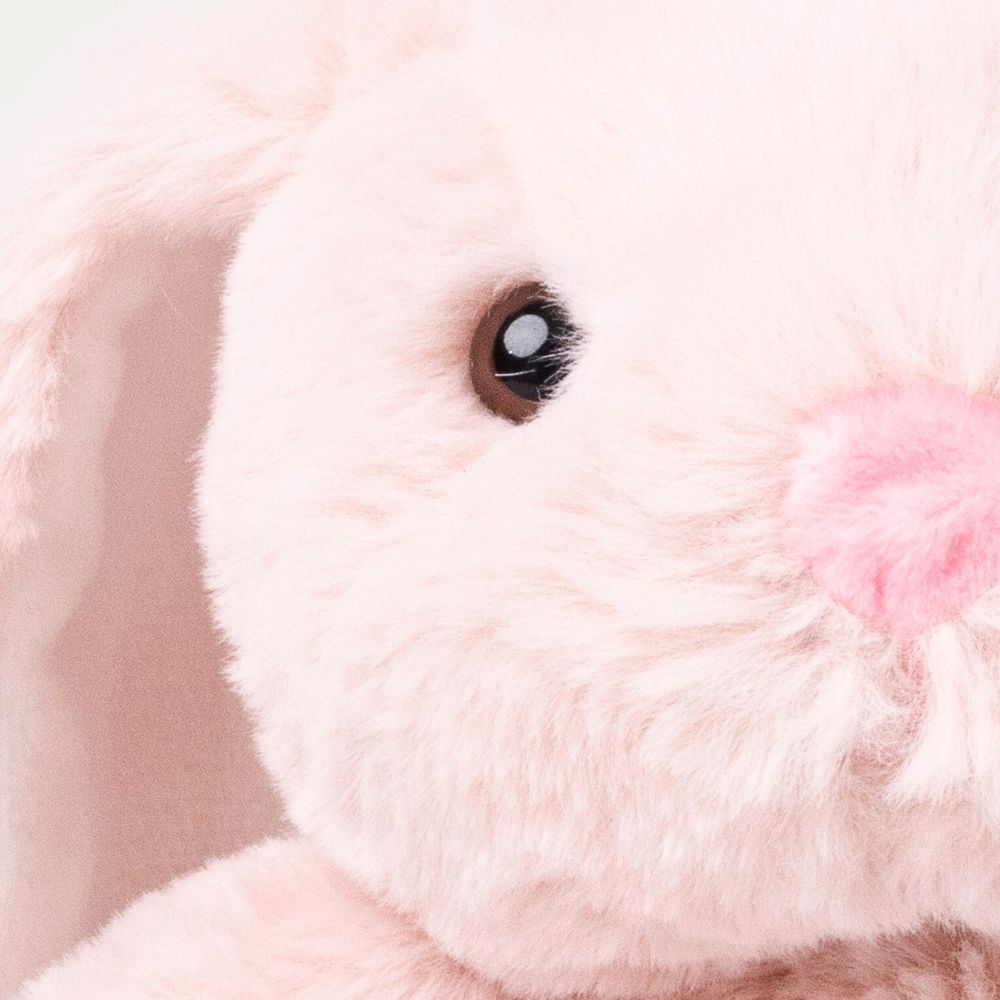 Teddykompaniet Lollan Spilledåse Rosa Kanin (27cm) – Beroligende Kosevenn – Fra 0 Måneder
