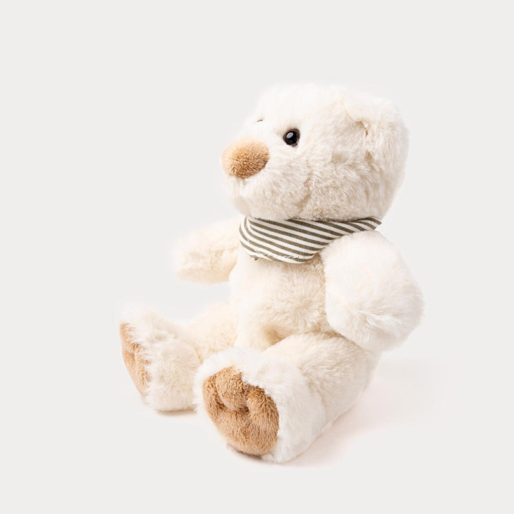 Teddykompaniet Malte Bamse Kremfarget (25cm) – Myk Kosevenn & Ecofriend – Fra 0 Måneder