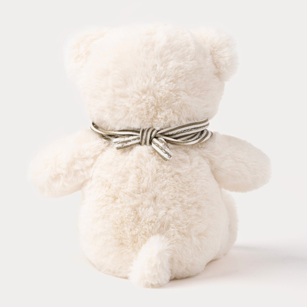 Teddykompaniet Malte Bamse Kremfarget (25cm) – Myk Kosevenn & Ecofriend – Fra 0 Måneder