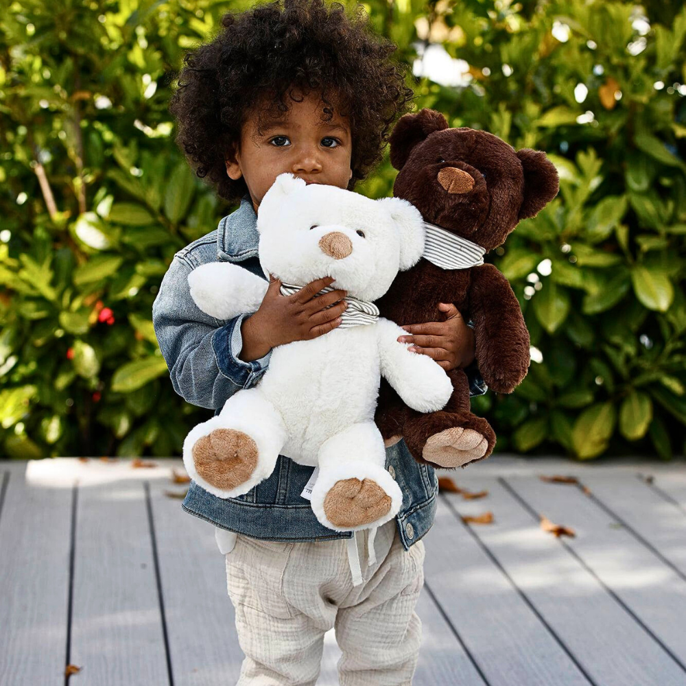 Teddykompaniet Malte Bamse Kremfarget (25cm) – Myk Kosevenn & Ecofriend – Fra 0 Måneder