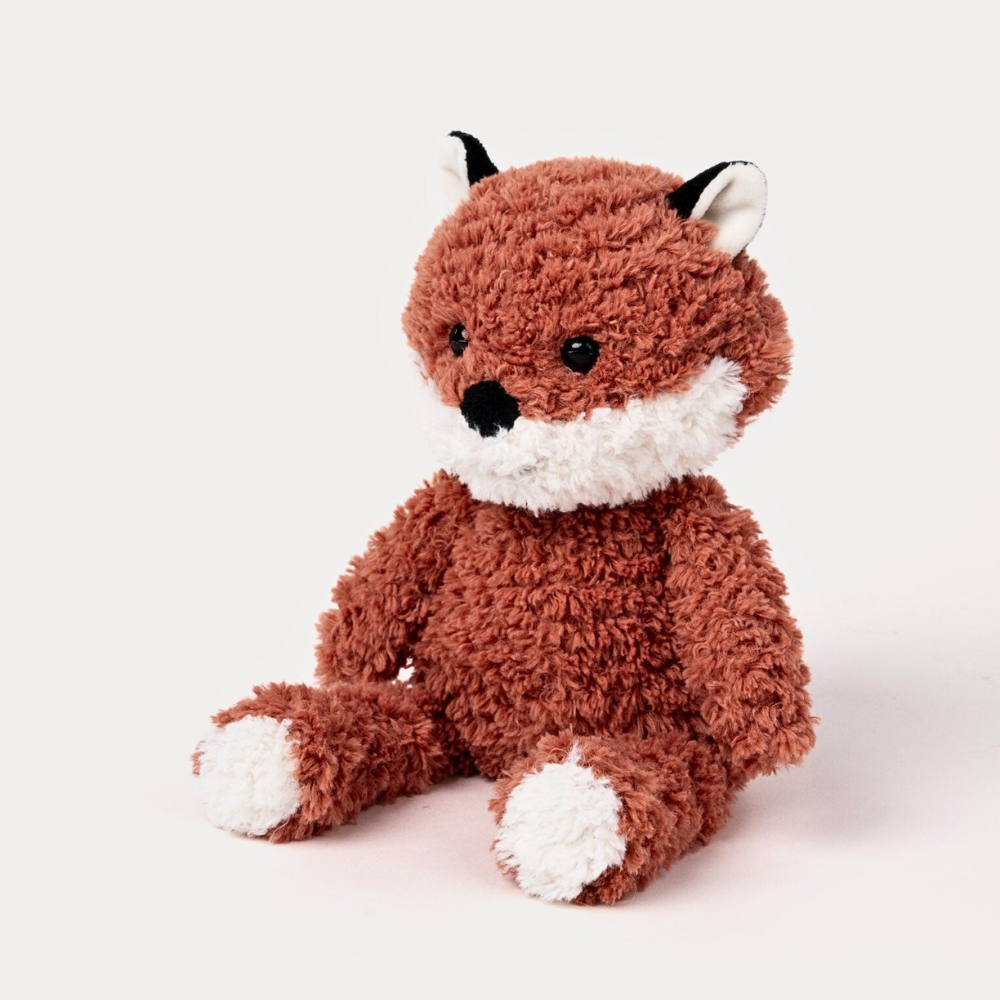 Teddykompaniet Retro Pals Rev i Rustrødt (30cm) – Sjarmerende Kosevenn – Fra 0 Måneder