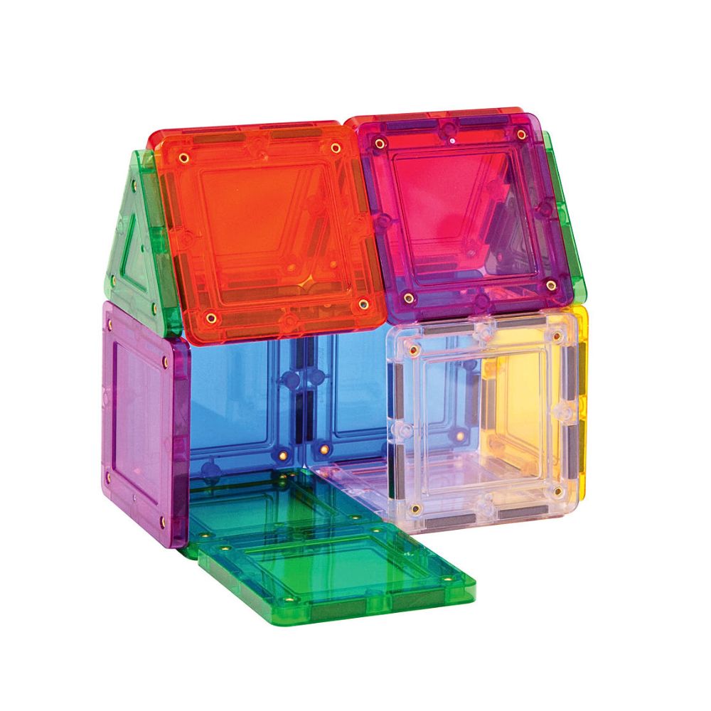 Tileblox Rainbow 20 Deler – Magnetisk Byggesett for STEM-Lek – Fra 3 År