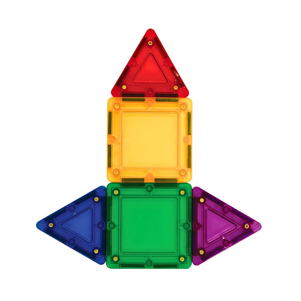 Tileblox Rainbow 20 Deler – Magnetisk Byggesett for STEM-Lek – Fra 3 År