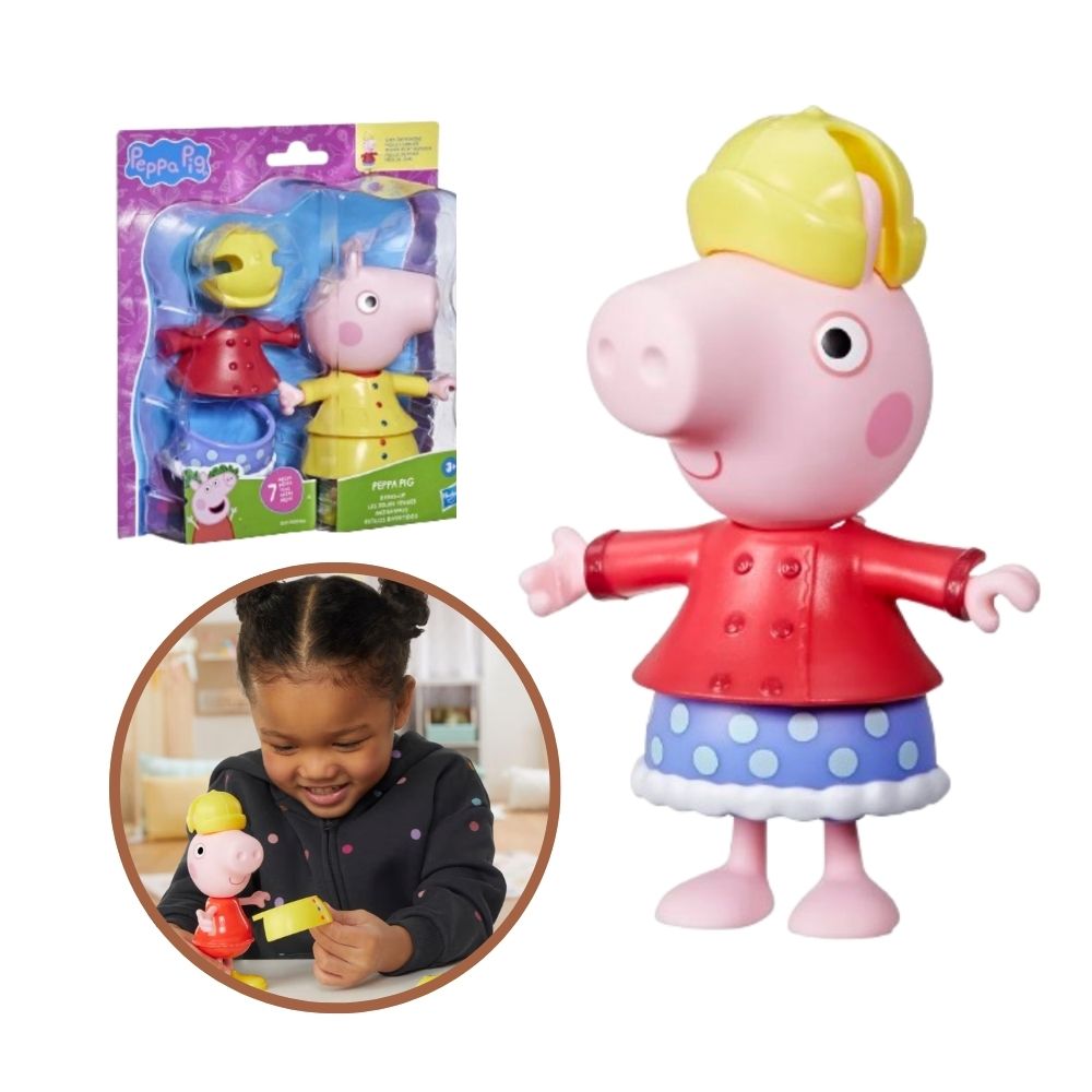 Peppa Gris & Venner Påkledningsfigur (15cm) Assortert – Kreativ Lek for Barn – Fra 3 År