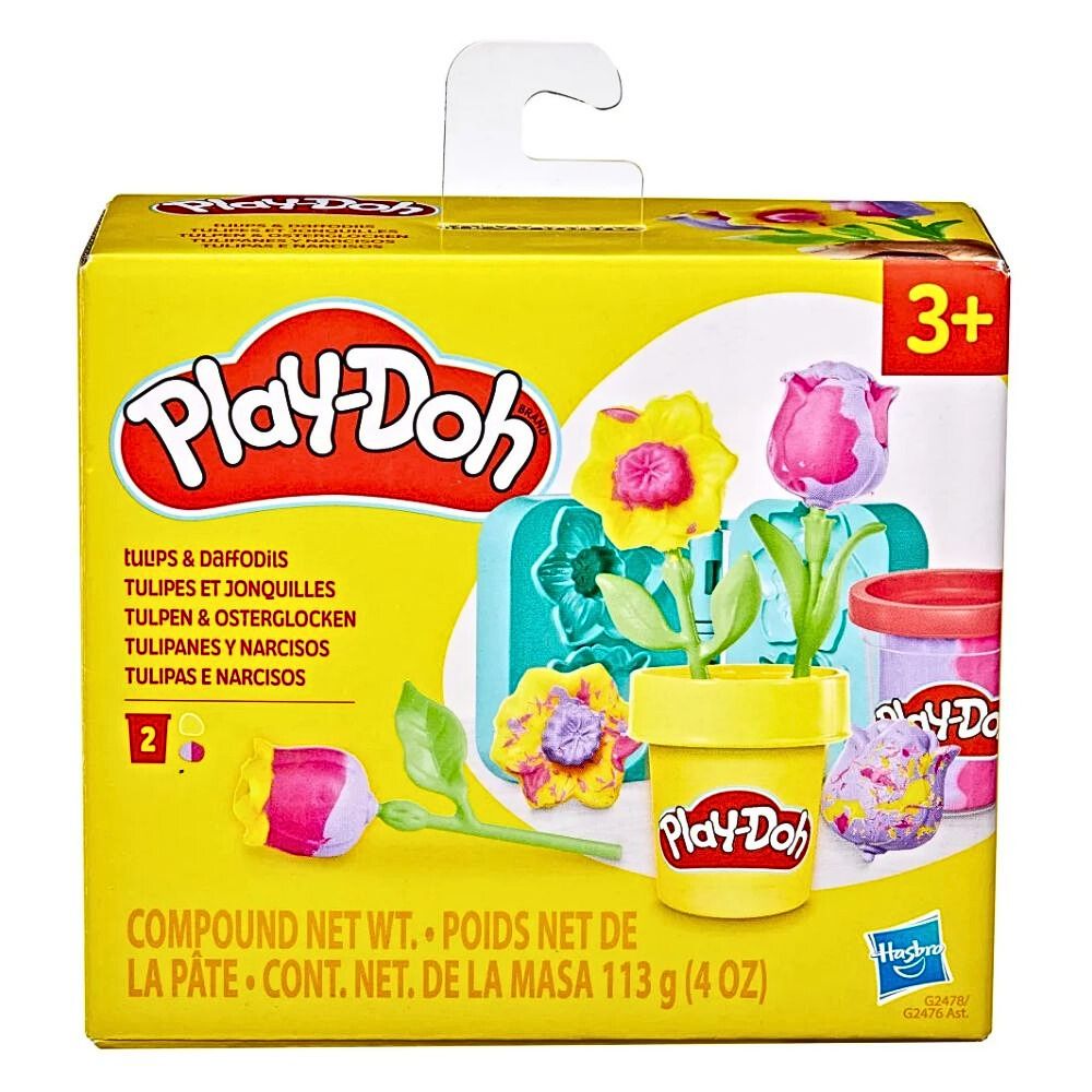 Play-Doh Lil Flowers Blomstersett – Kreativ Modellermasse for Barn – Fra 3 År