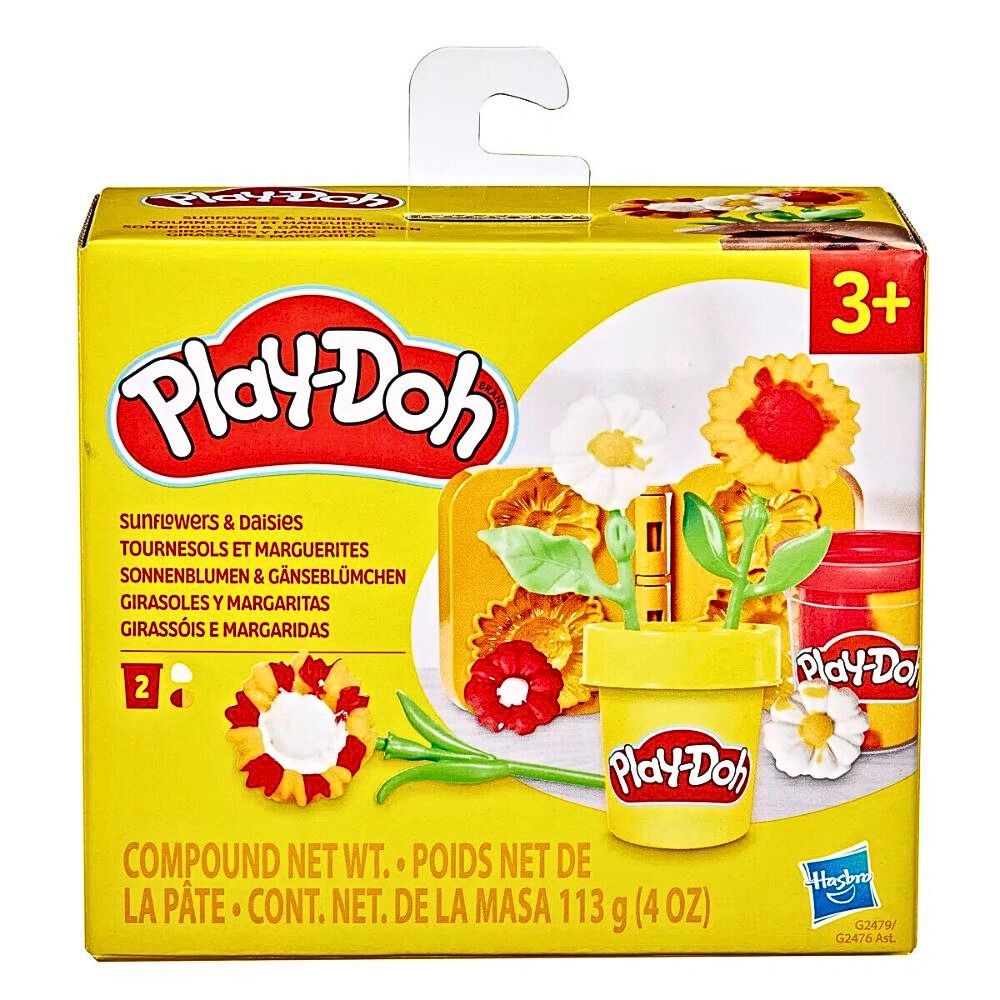 Play-Doh Lil Flowers Blomstersett – Kreativ Modellermasse for Barn – Fra 3 År