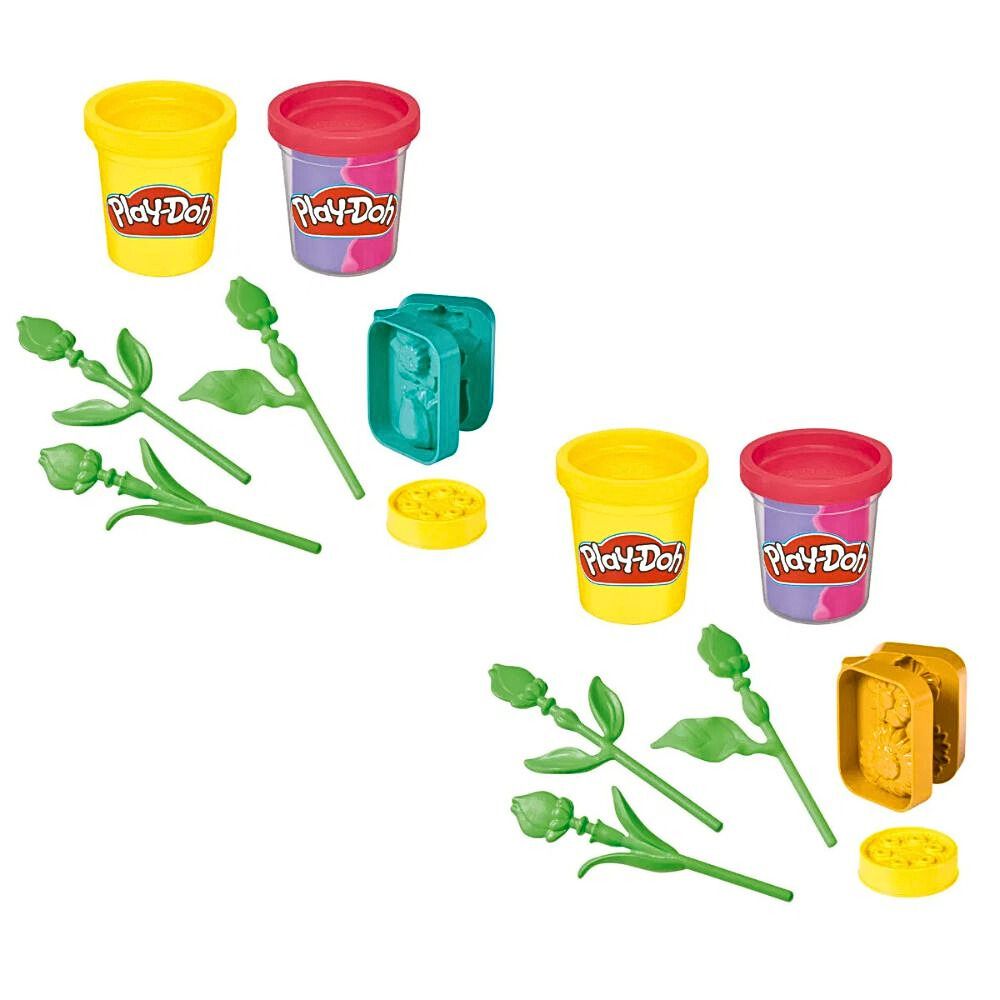 Play-Doh Lil Flowers Blomstersett – Kreativ Modellermasse for Barn – Fra 3 År