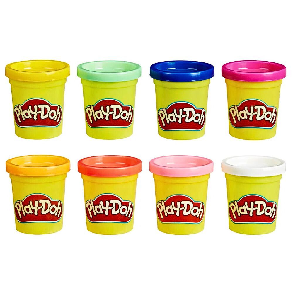 Play Doh 8-pk Modellermasse (448g) – Fargerik Kreativ Lek for Barn – Fra 24 Måneder
