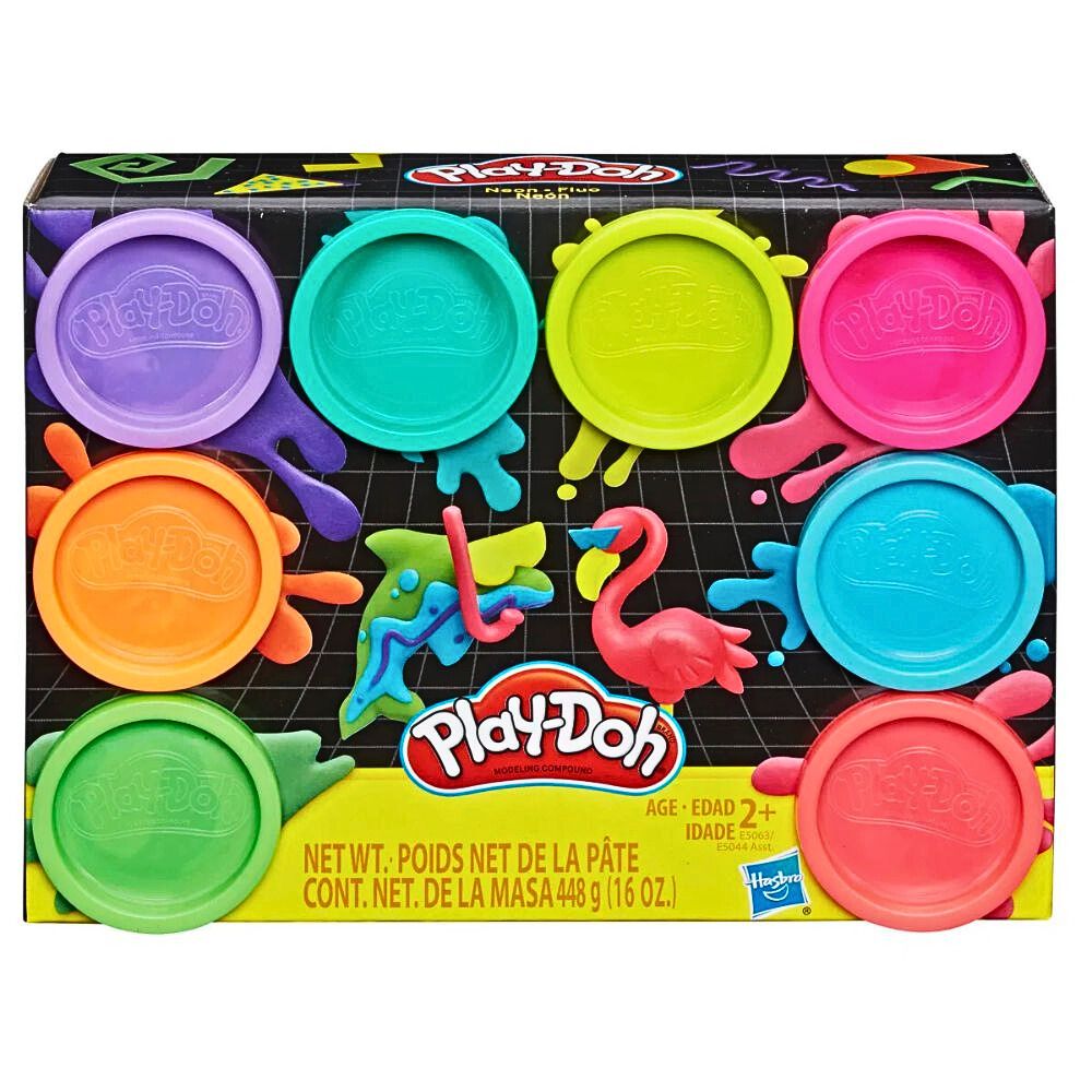 Play Doh 8-pk Modellermasse (448g) – Fargerik Kreativ Lek for Barn – Fra 24 Måneder