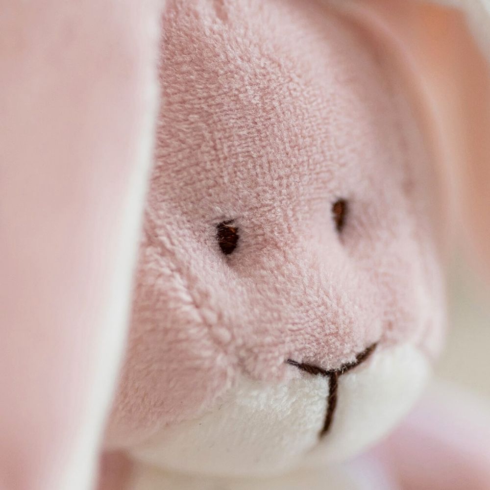 Teddykompaniet Diinglisar Spilledåse Kanin (25cm) – Myk Tåkerosa Kosevenn & Søvnhjelp – Fra 0 Måneder