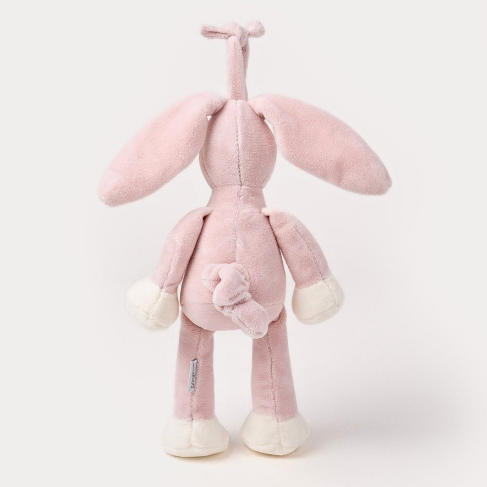 Teddykompaniet Diinglisar Spilledåse Kanin (25cm) – Myk Tåkerosa Kosevenn & Søvnhjelp – Fra 0 Måneder