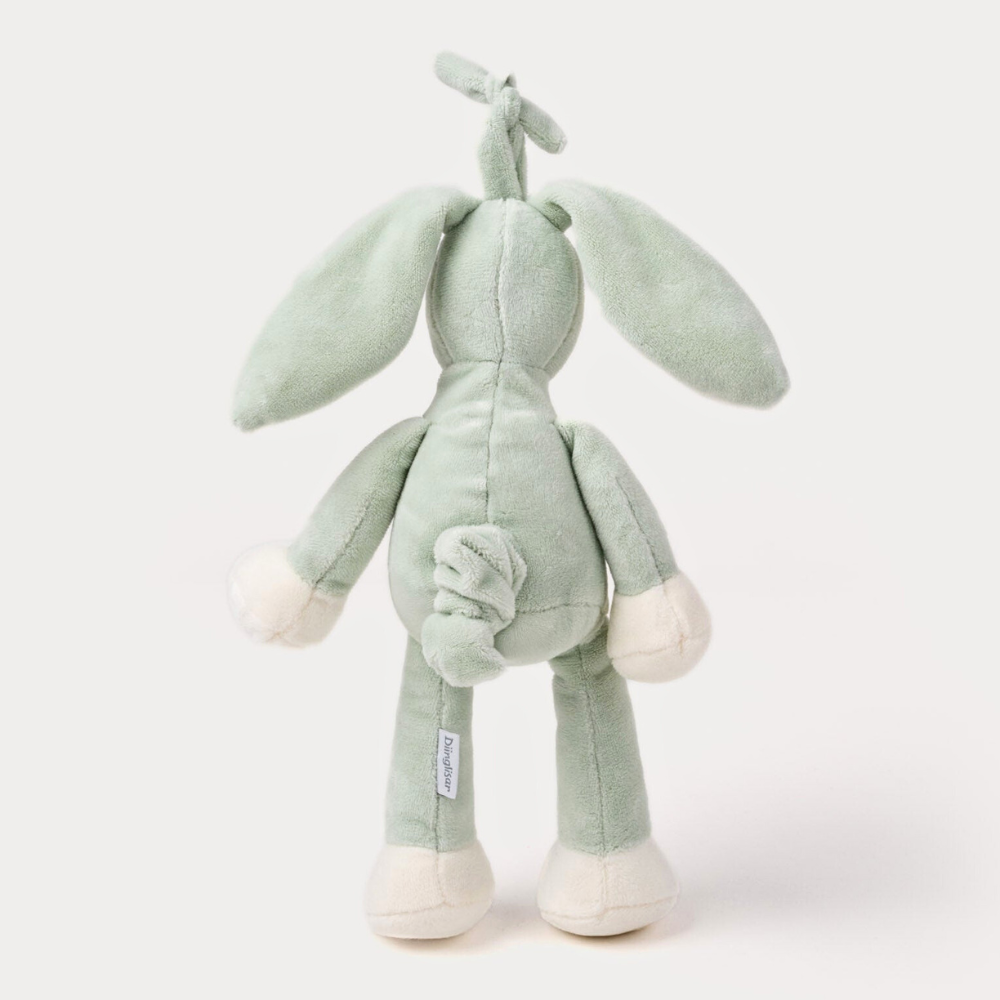 Teddykompaniet Diinglisar Spilledåse Kanin (25cm) – Myk Lindegrønn Kosevenn & Søvnhjelp – Fra 0 Måneder