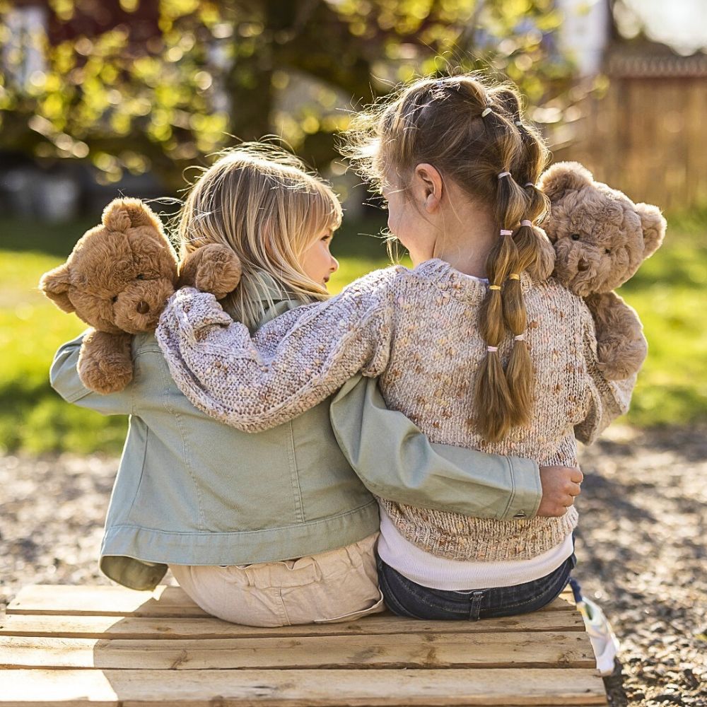 Teddykompaniet Sture Bamse (35cm) – Klassisk Brun Kosebjørn med Tidløst Design – Fra 0 Måneder