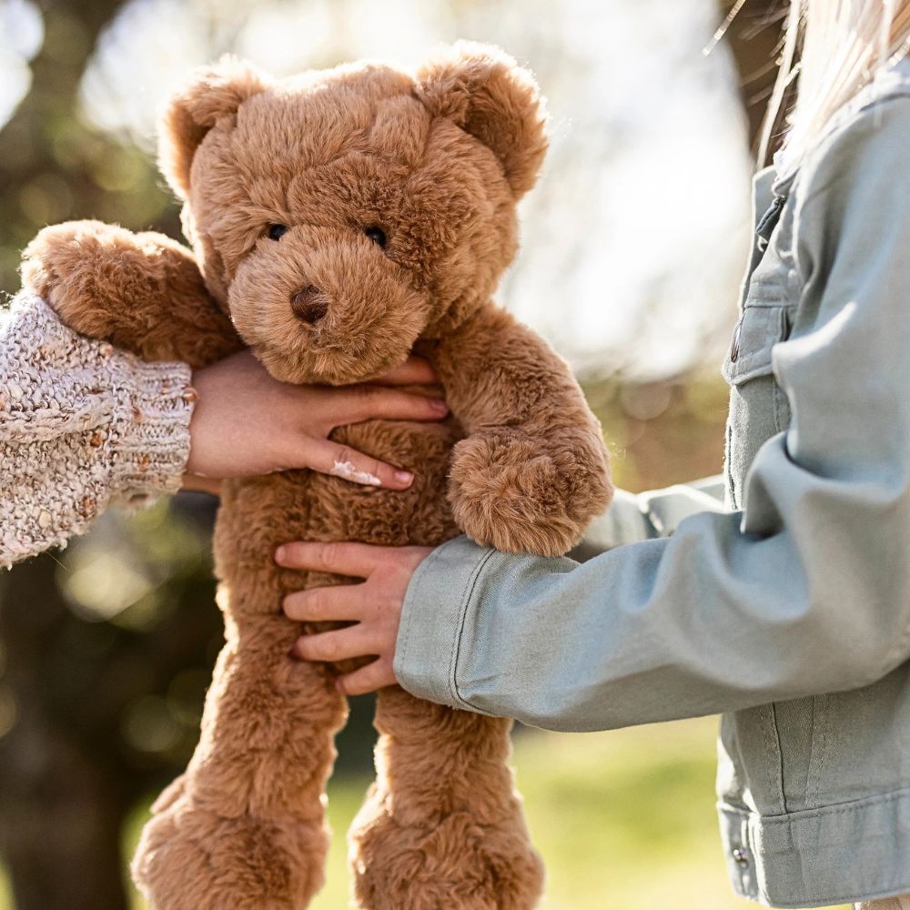 Teddykompaniet Sture Bamse (35cm) – Klassisk Brun Kosebjørn med Tidløst Design – Fra 0 Måneder
