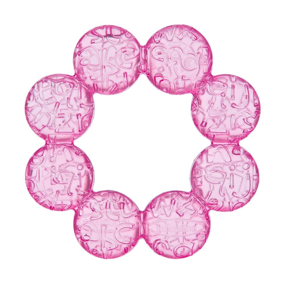 Infantino Rund Bitering Grapefruit – Vannfylt Biteleke for Baby – Fra 0 Måneder