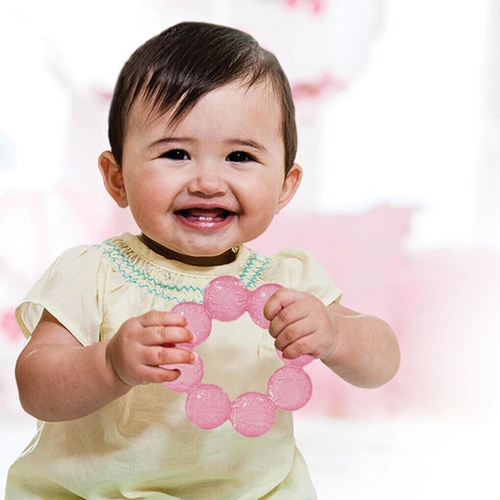 Infantino Rund Bitering Grapefruit – Vannfylt Biteleke for Baby – Fra 0 Måneder