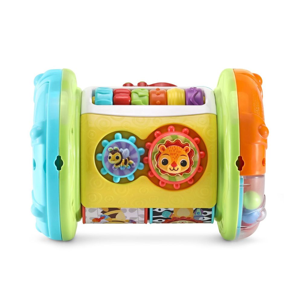VTech 2-i-1 Rullende Tromme – Interaktiv Leke med 90+ Lyder og Fraser – Fra 6 Måneder