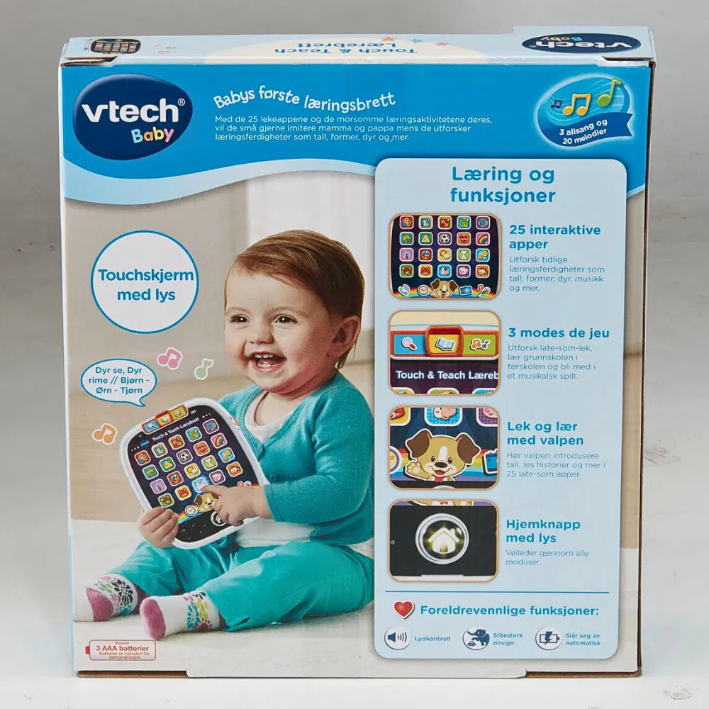 Touch And Teach Interaktivt Nettbrett med Lyd og Lys