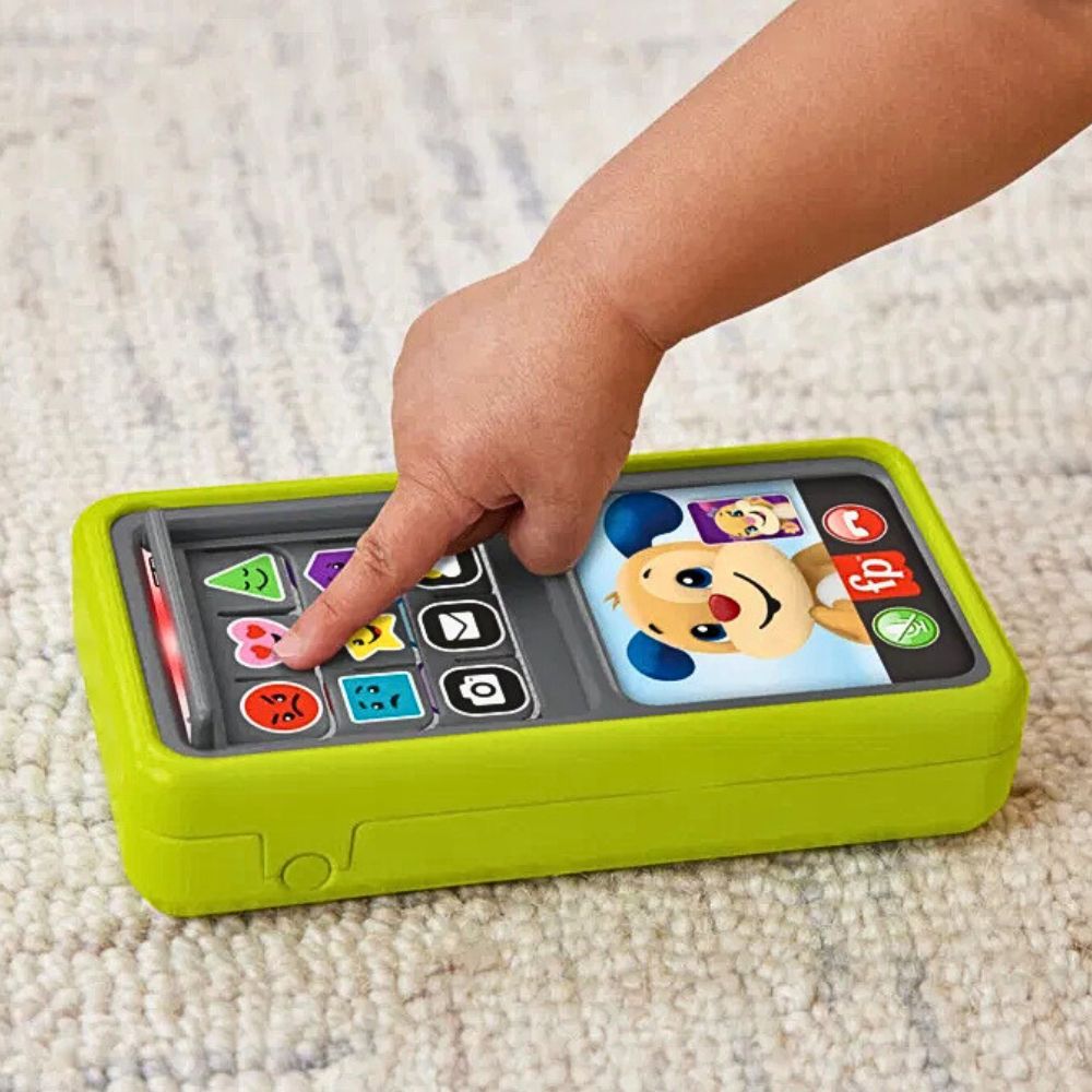 Fisher-Price Laugh & Learn Smarttelefon – Interaktiv Leketelefon for Baby – Fra 6 Måneder