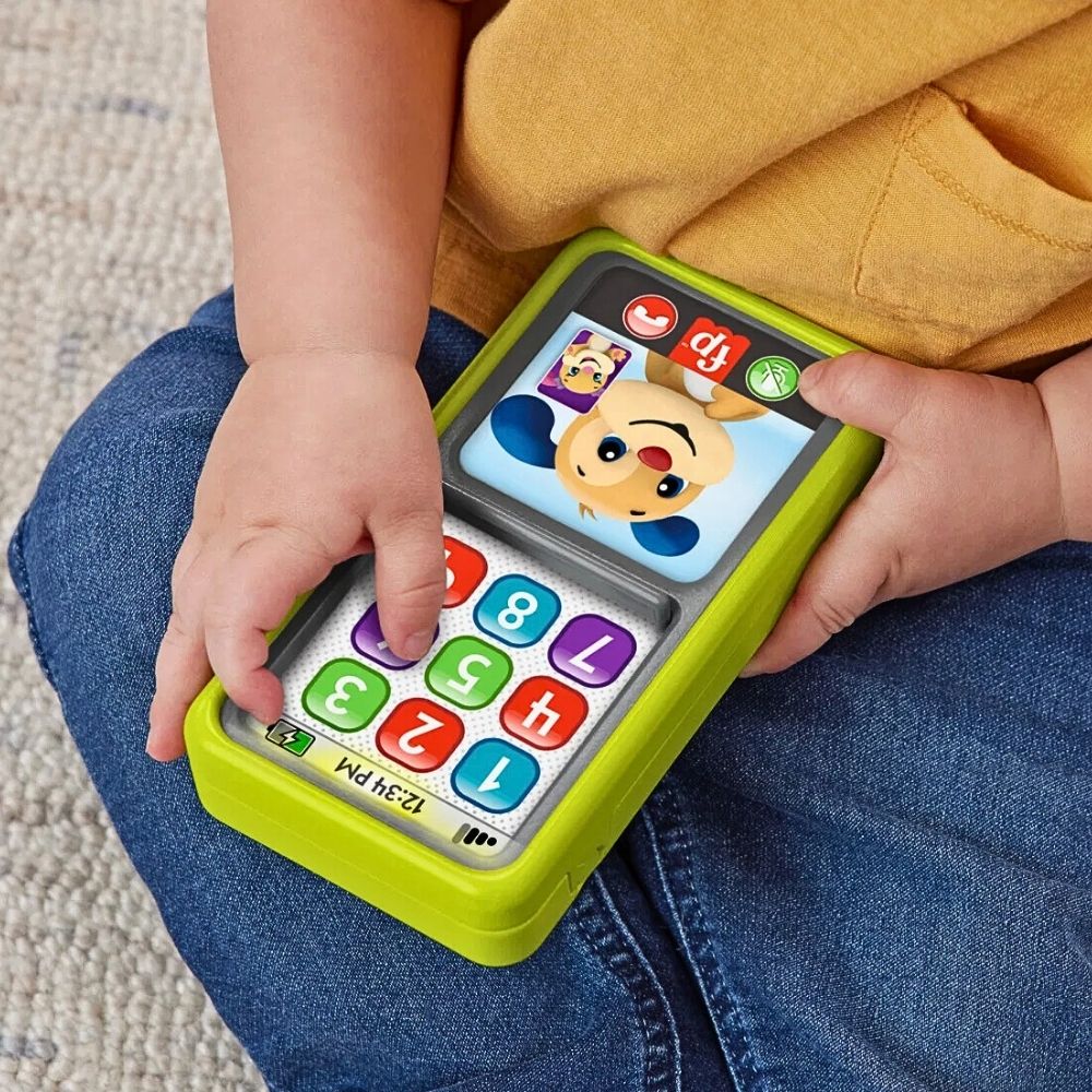 Fisher-Price Laugh & Learn Smarttelefon – Interaktiv Leketelefon for Baby – Fra 6 Måneder