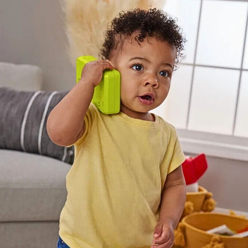 Fisher-Price Laugh & Learn Smarttelefon – Interaktiv Leketelefon for Baby – Fra 6 Måneder