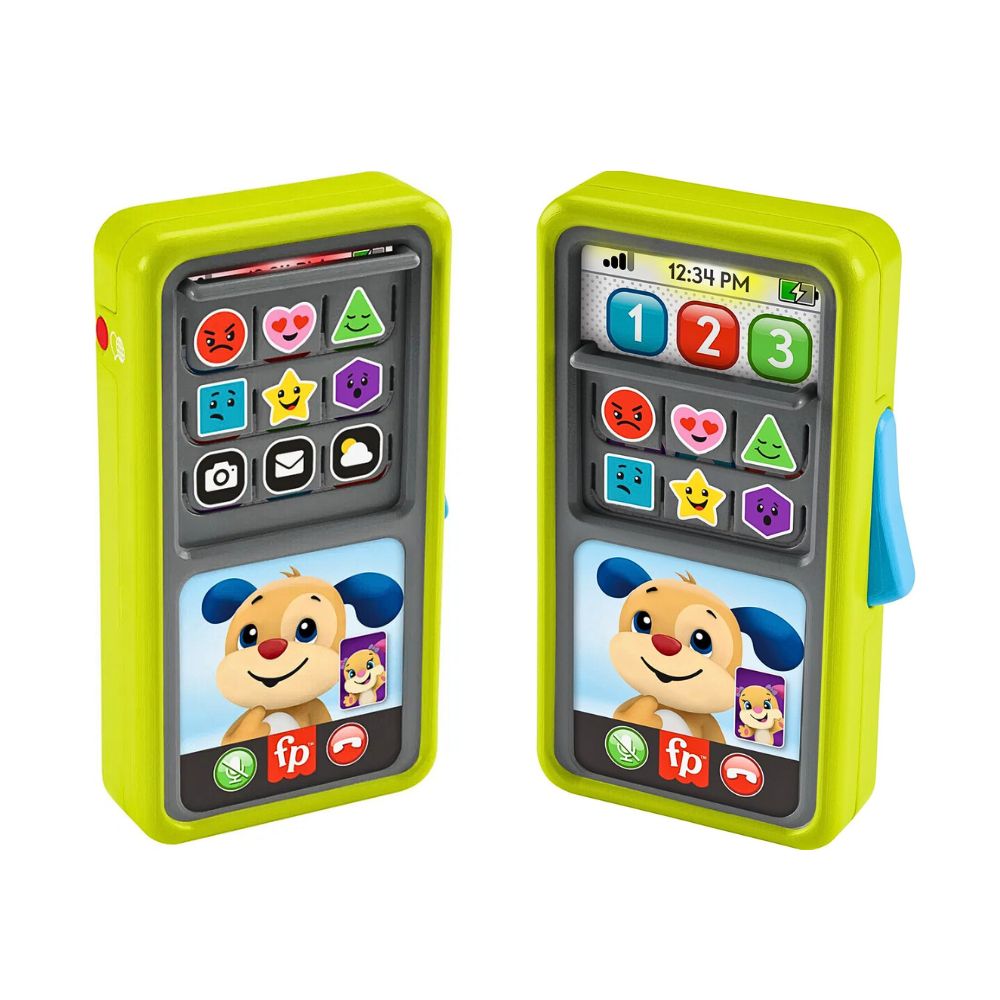 Fisher-Price Laugh & Learn Smarttelefon – Interaktiv Leketelefon for Baby – Fra 6 Måneder
