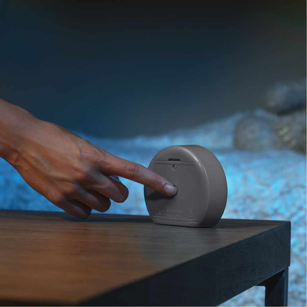 Reer MyBabyLight Kanin – Nattlampe i Lysegrå – Beroligende Lys for Babyer – Fra 0 Måneder