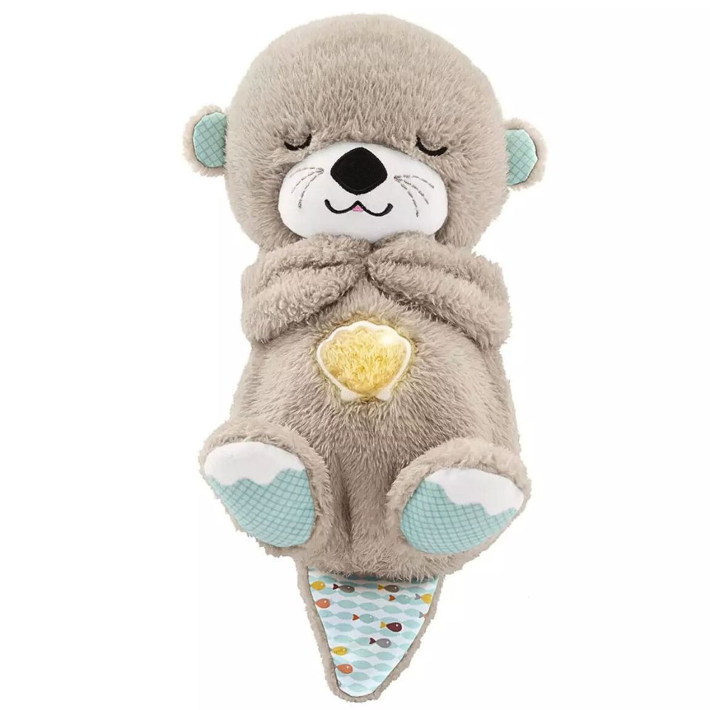 Fisher-Price Soothe 'n Snuggle Otter – Bamse med Musikk og Lys – Søvnhjelp for Babyer – Fra 0 Måneder