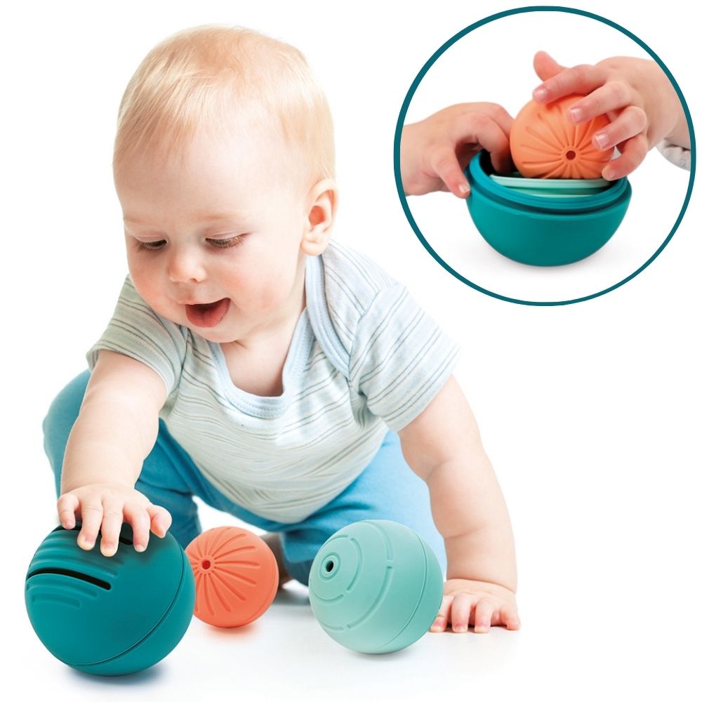 Ludi Baller i Baller – Sensoriske Baller for Babyer – Fra 6 Måneder