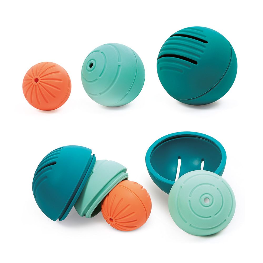 Ludi Baller i Baller – Sensoriske Baller for Babyer – Fra 6 Måneder