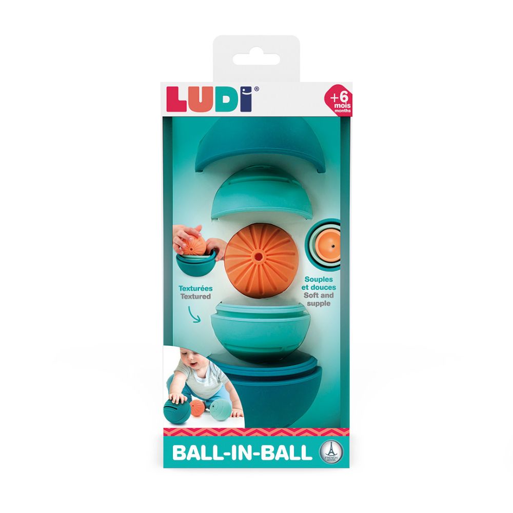 Ludi Baller i Baller – Sensoriske Baller for Babyer – Fra 6 Måneder