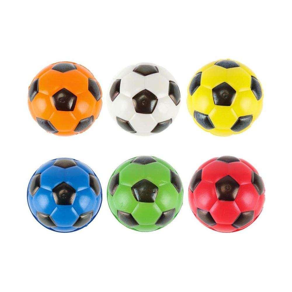 Myk Ball med Fotballmønster (10cm) – Perfekt Lekeball for Barn – Assortert