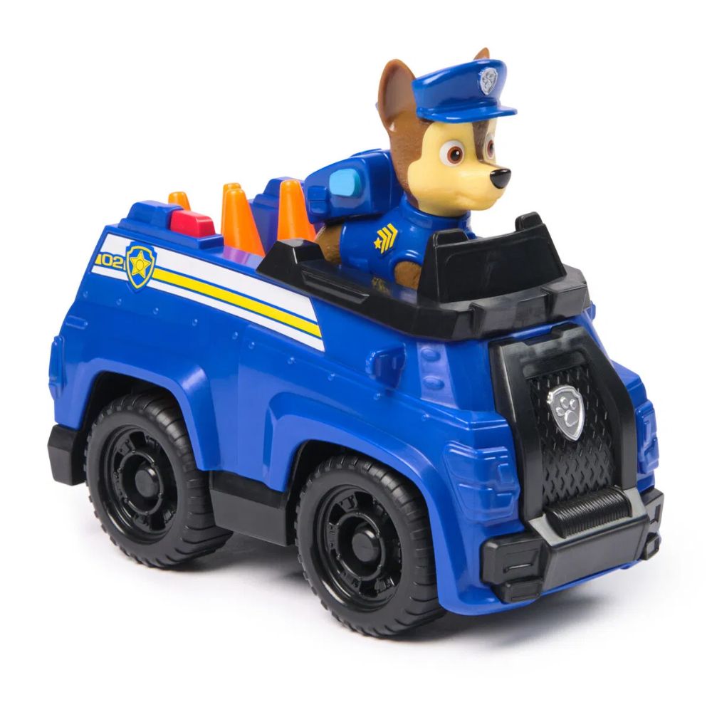PAW Patrol Chase Politibil – Basic Vehicle Serie 2.0 – Figur og Kjøretøy – Fra 3 År