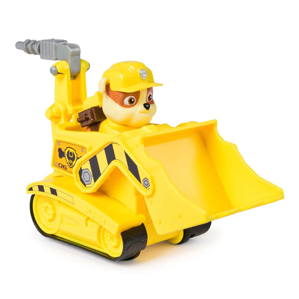 PAW Patrol Rubble Bulldoser – Basic Vehicle Serie 2.0 – Figur og Kjøretøy – Fra 3 År