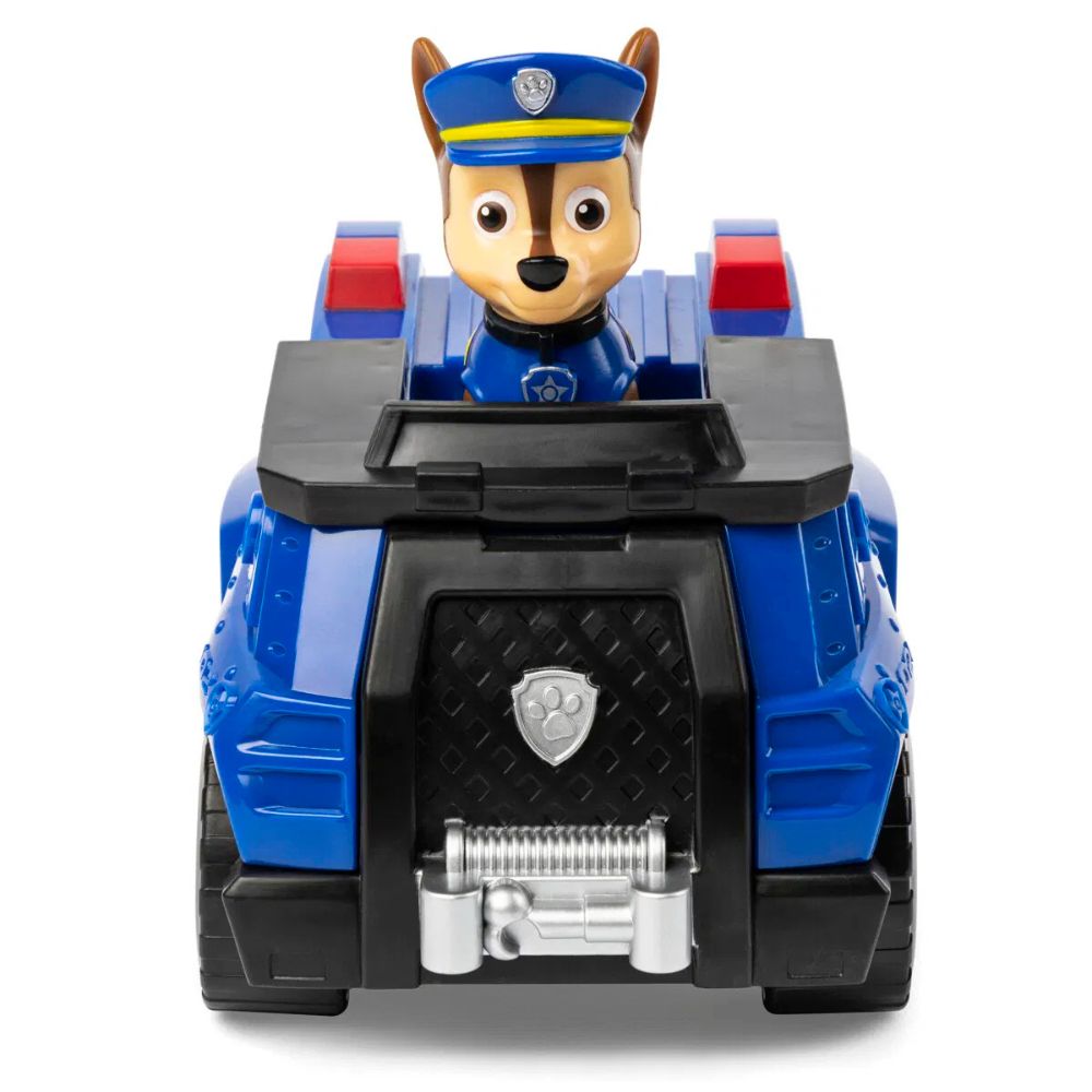 PAW Patrol Chase Politibil – Basic Vehicle Serie – Lekekjøretøy med Figur – Fra 3 År