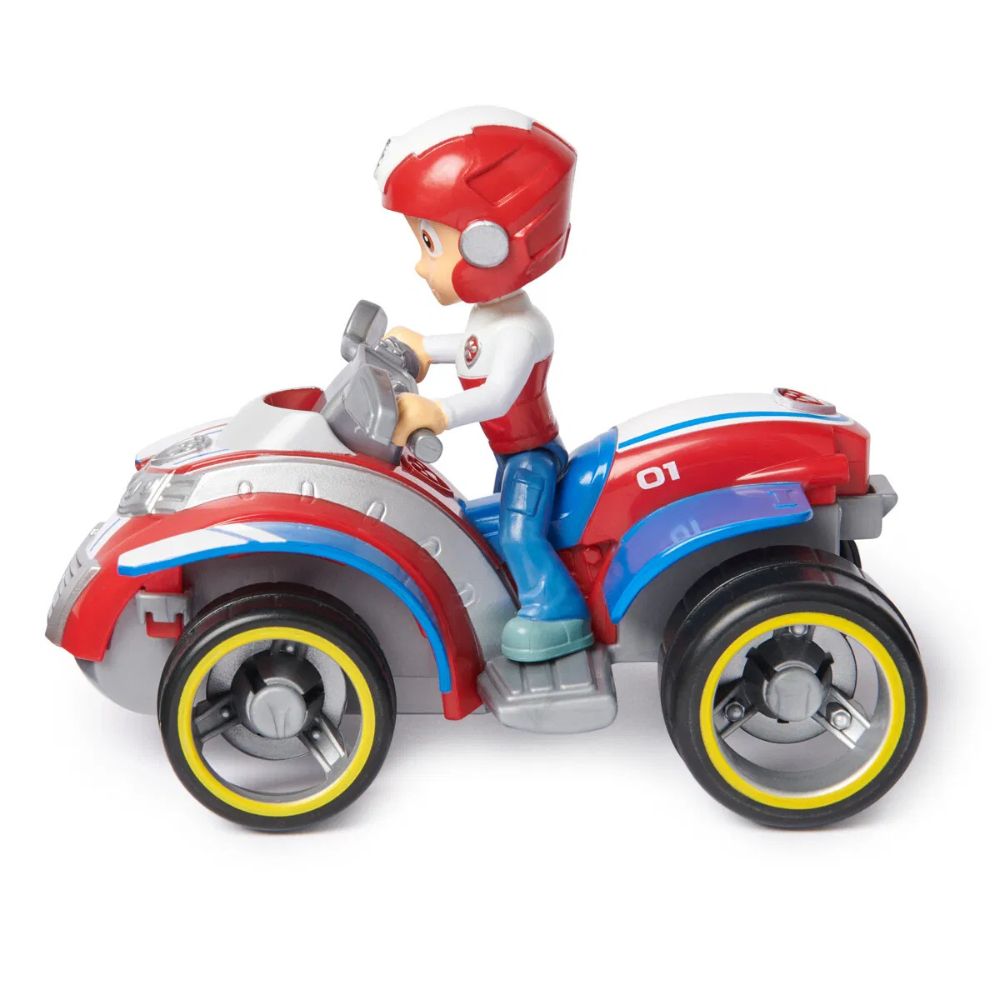 PAW Patrol Ryder med ATV – Basic Vehicle Serie – Figur og Kjøretøy – Fra 3 År
