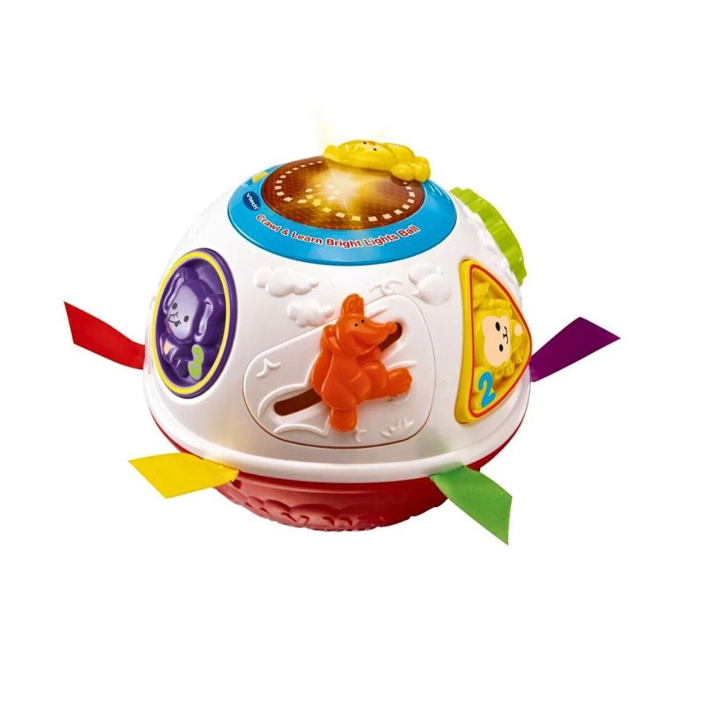 VTech Baby Krabbe- og Læreball – Interaktiv Leke med Lyd og Lys – Fra 6 Måneder