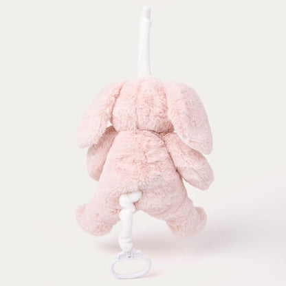 Teddykompaniet Lollan Spilledåse Rosa Kanin (27cm) – Beroligende Kosevenn – Fra 0 Måneder