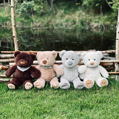 Teddykompaniet Malte Bamse Kremfarget (25cm) – Myk Kosevenn & Ecofriend – Fra 0 Måneder