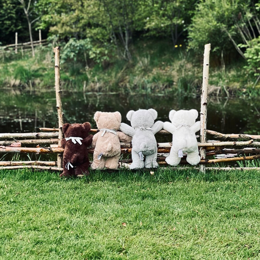 Teddykompaniet Malte Bamse Kremfarget (25cm) – Myk Kosevenn & Ecofriend – Fra 0 Måneder