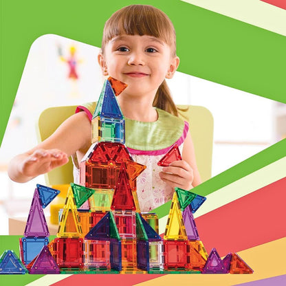 Tileblox Rainbow 14 Deler Magnetisk Byggesett - bilde 4