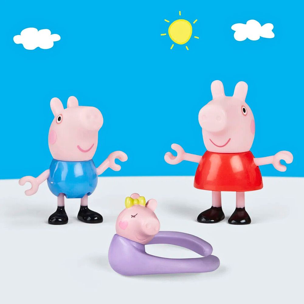 Peppa Pig Peppa Gris Familiepakke med Baby Evie (5 figurer) - bilde 4