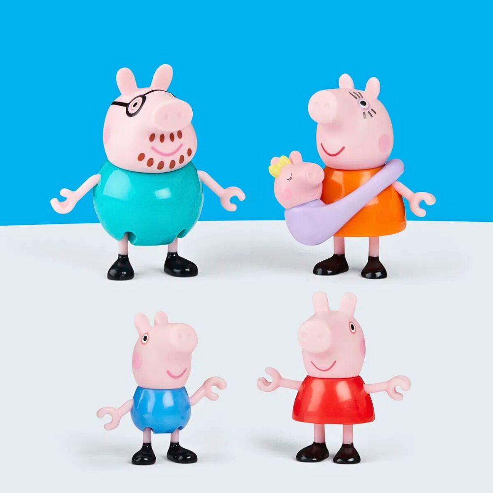 Peppa Pig Peppa Gris Familiepakke med Baby Evie (5 figurer) - bilde 7