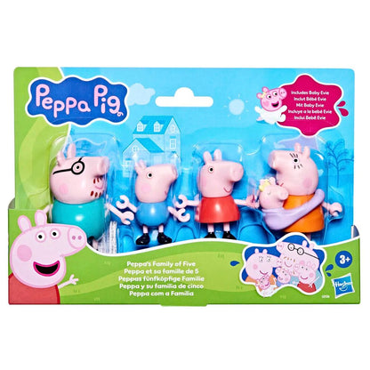 Peppa Pig Peppa Gris Familiepakke med Baby Evie (5 figurer) - bilde 8