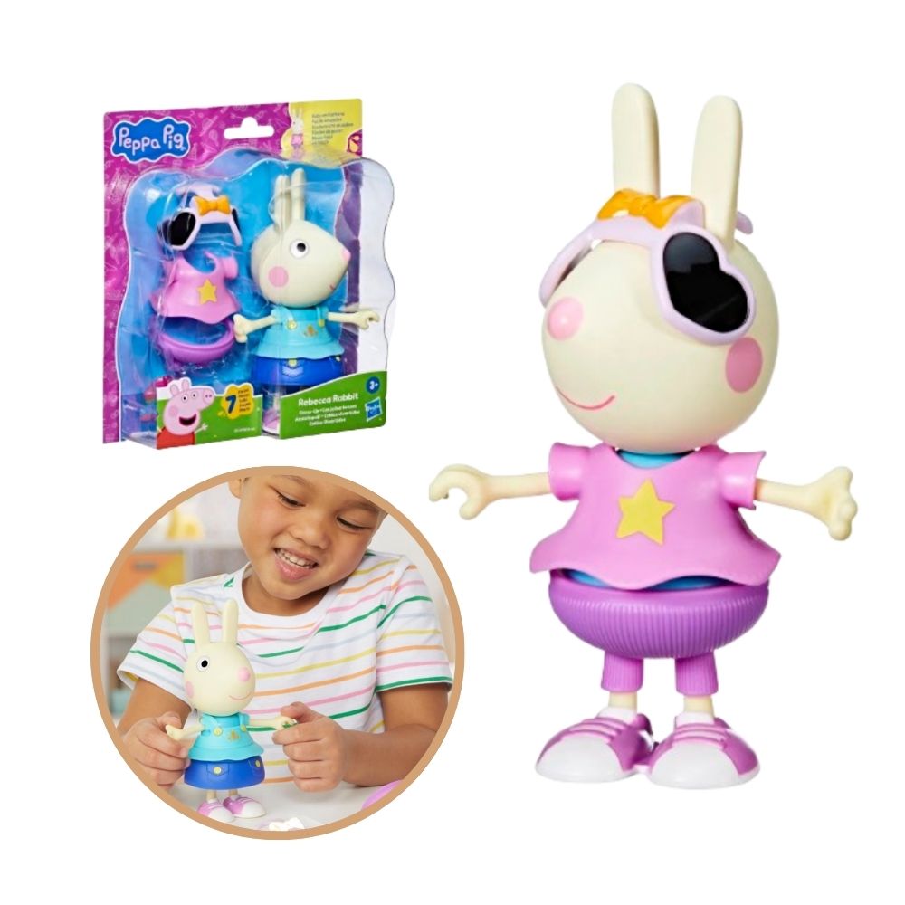 Peppa Gris & Venner Påkledningsfigur (15cm) Assortert – Kreativ Lek for Barn – Fra 3 År