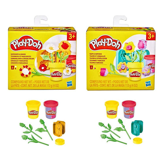 Play-Doh Lil Flowers Blomstersett – Kreativ Modellermasse for Barn – Fra 3 År