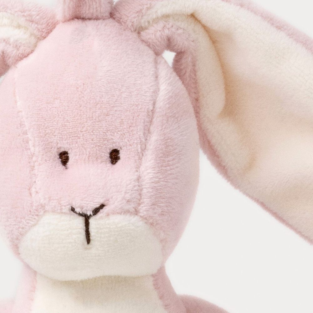 Teddykompaniet Diinglisar Spilledåse Kanin (25cm) – Myk Tåkerosa Kosevenn & Søvnhjelp – Fra 0 Måneder