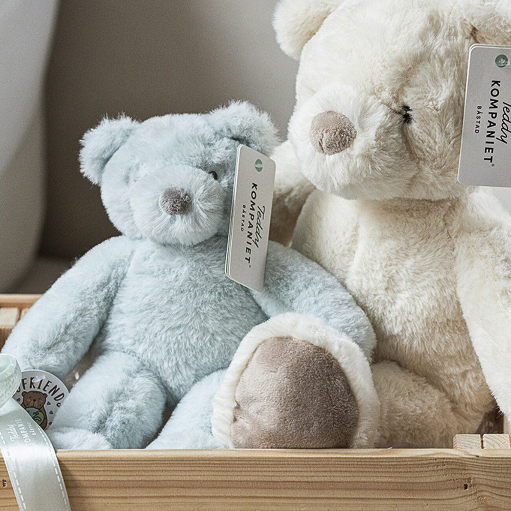 Teddykompaniet Sven Bamse (23cm) – Myk Blå Ecofriend Kosebamse – Fra 0 Måneder