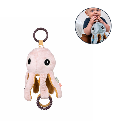 Aktivitetsleke Rosa Sensorisk Manet med Rangle og Speil