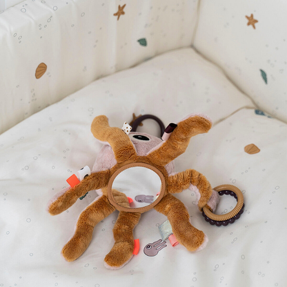 Aktivitetsleke Rosa Sensorisk Manet med Rangle og Speil